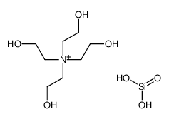 dihydroxy(oxo)silane,tetrakis(2-hydroxyethyl)azanium Structure