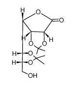 2,3:5,6-di-O-isopropylidene-D-glycero-D-gulo-heptono-1,4-lactone Structure