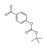(4-硝基苯基)碳酸叔丁酯结构式