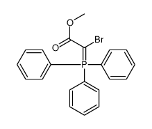 methyl 2-bromo-2-(triphenyl-λ5-phosphanylidene)acetate结构式