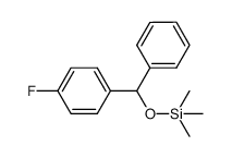 ((4-fluorophenyl)(phenyl)methoxy)trimethylsilane Structure