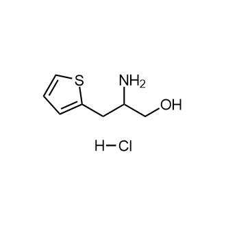 2-氨基-3-(噻吩-2-基)丙醇盐酸盐结构式