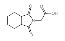 (1,3-二氧代八氢异吲哚-2-基)-乙酸结构式