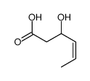 3-hydroxyhex-4-enoic acid结构式