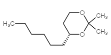 (R)-(+)-4-Hexyl-2,2-dimethyl-[1,3]-dioxane Structure