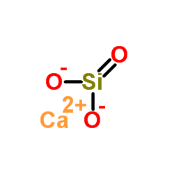 Calcium metasilicate structure