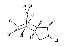 (-)-trans-Chlordane Structure