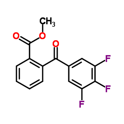 Methyl 2-(3,4,5-trifluorobenzoyl)benzoate Structure