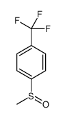 1-methylsulfinyl-4-(trifluoromethyl)benzene Structure