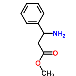 Methyl 3-amino-3-phenylpropanoate Structure