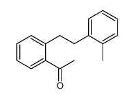 1-[2-[2-(2-methylphenyl)ethyl]phenyl]ethanone结构式