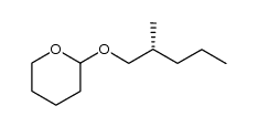 (R)-2-methyl-1-(tetrahydropyranyloxy)pentane结构式
