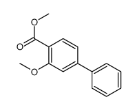 3-甲氧基-[1,1-联苯]-4-羧酸甲酯结构式