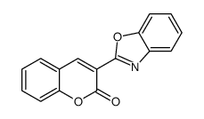 3-(1,3-benzoxazol-2-yl)chromen-2-one结构式