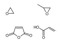 furan-2,5-dione,2-methyloxirane,oxirane,prop-2-enoic acid Structure