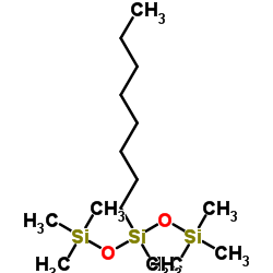 1,1,1,3,5,5,5-Heptamethyl-3-octyltrisiloxane Structure