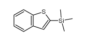 benzo[b]thiophen-2-yl-trimethylsilane结构式