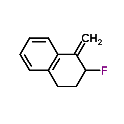 Naphthalene, 2-fluoro-1,2,3,4-tetrahydro-1-methylene- (9CI) Structure
