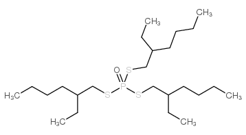 S,S,S-三(2-乙基己基)三硫代磷酸酯结构式