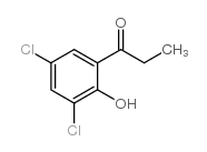 1-(3,5-二氯-2-羟基苯基)丙-1-酮结构式
