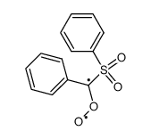 phenyl phenylsulfonyl ketone O-oxide结构式