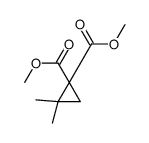 dimethyl 2,2-dimethylcyclopropane-1,1-dicarboxylate结构式