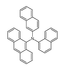 N-naphthalen-1-yl-N-naphthalen-2-ylanthracen-9-amine结构式