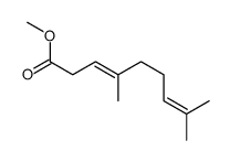 methyl 4,8-dimethylnona-3,7-dienoate Structure