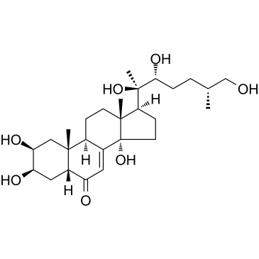 (25R)-牛膝甾酮结构式