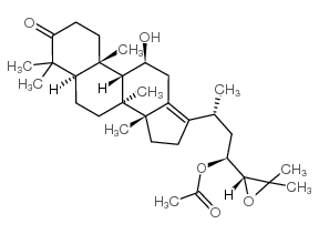 泽泻醇 B 醋酸酯结构式