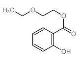 2-ethoxyethyl 2-hydroxybenzoate structure