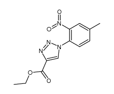 ethyl 1-(4-methyl-2-nitrophenyl)-1H-1,2,3-triazole-4-carboxylate Structure