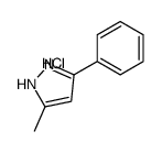 5-methyl-3-phenyl-1H-pyrazole,hydrochloride Structure