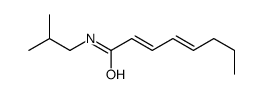 (2E,4E)-N-(2-methylpropyl)octa-2,4-dienamide Structure