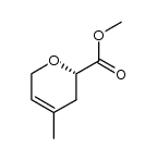 2H-Pyran-2-carboxylicacid,3,6-dihydro-4-methyl-,methylester,(2S)-(9CI)结构式