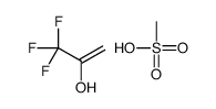 methanesulfonic acid,3,3,3-trifluoroprop-1-en-2-ol Structure