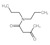 Butanamide,3-oxo-N,N-dipropyl- Structure