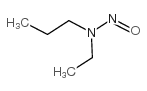N-亚硝基乙基正丙胺结构式