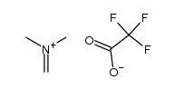 N,N-dimethylenemethaniminium trifluoroacetate Structure