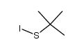 tert-butylsulfenyl iodide Structure