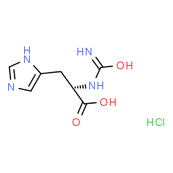 N-CARBAMYL-L-HISTIDINE HYDROCHLORIDE Structure