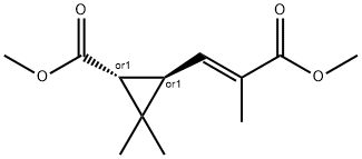dimethyl trans,trans-chrysanthemumdicarboxylate Structure