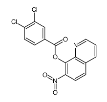 7-Nitro-8-quinolyl=3,4-dichlorobenzoate结构式