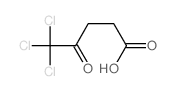 Pentanoic acid,5,5,5-trichloro-4-oxo- Structure