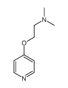 4-(2-(二甲基氨基)乙氧基)吡啶结构式
