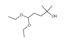 5,5-diethoxy-2-methylpentan-2-ol结构式