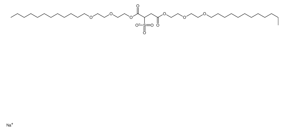 sodium 1,4-bis[2-[2-(dodecyloxy)ethoxy]ethyl] sulphonatosuccinate picture