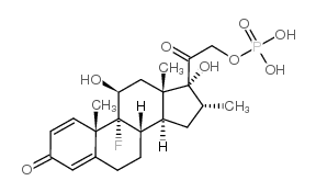 地塞米松 21-磷酸结构式