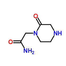 2-(2-Oxo-1-piperazinyl)acetamide structure