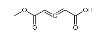 2,3-Pentadien-dicarbonsaeure-monomethylester结构式